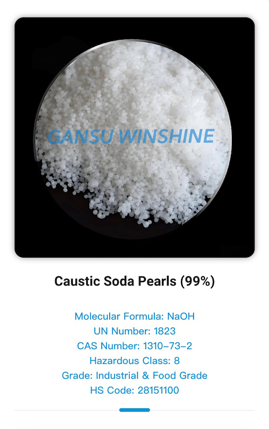 This week, Caustic Soda Pearls (99%) prices have reached a new low level.`
